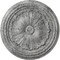 Ekena Millwork Alexa Ceiling Medallion (Fits Canopies up to 2 7/8"), 20 1/2"OD x 1 7/8"P, Ultra Pure White Crackle CM20ALUWC - alternate 1